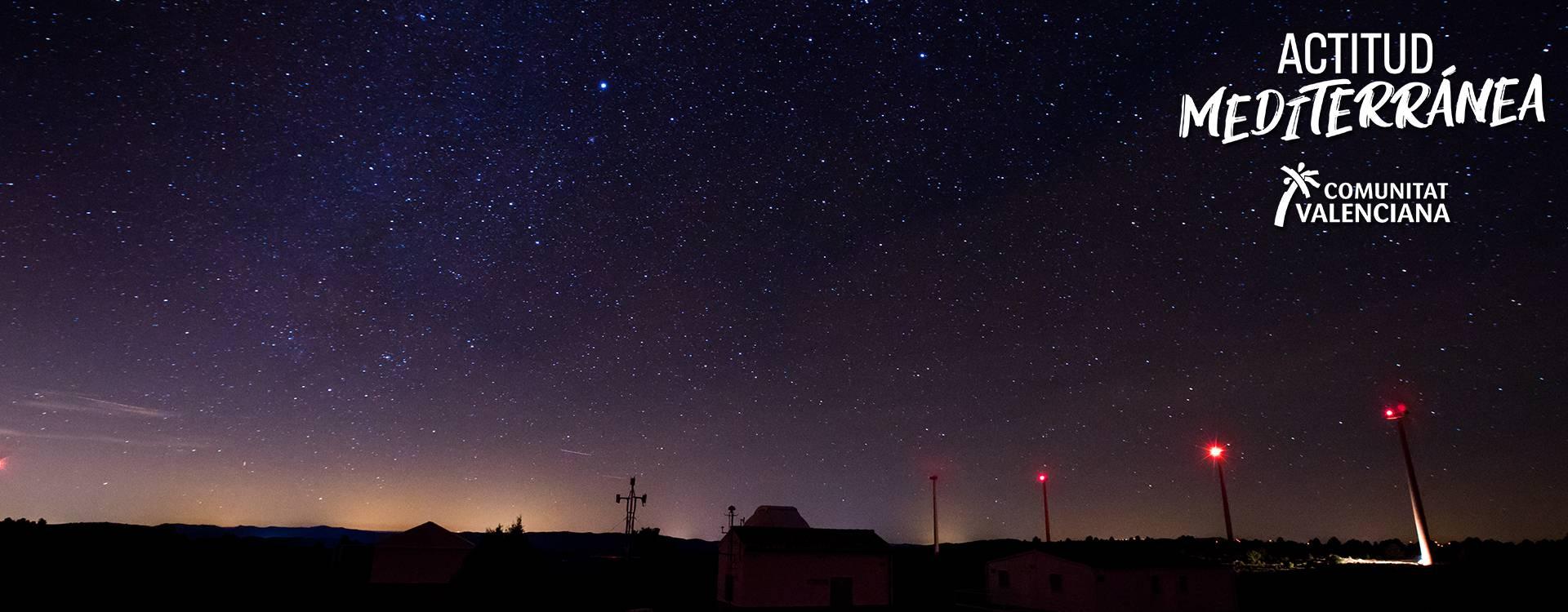 Astrotourism image of a starry night